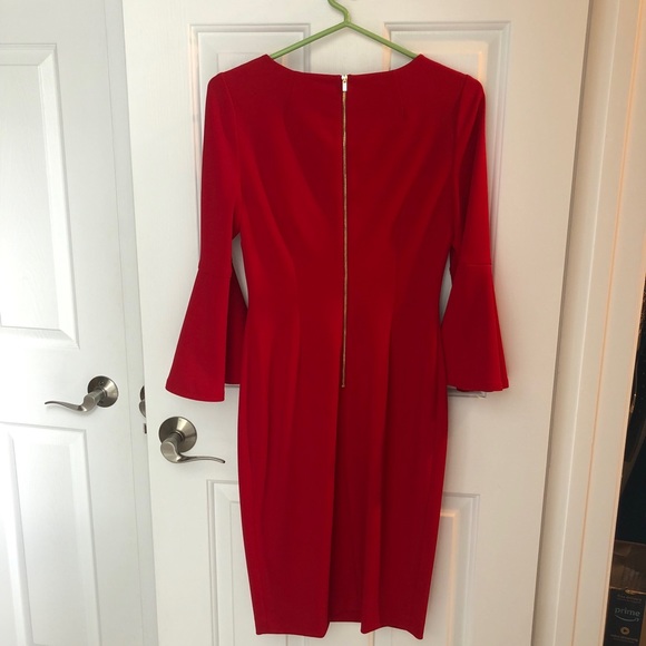 Calvin Klein Red Dress - Picture 2 of 2